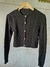 CASACO CROPPED TRANÇA PRETO - comprar online