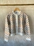 CASACO CROPPED SEGREDO MILENARES OFF WHITE COM TERRA COTA - comprar online
