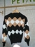 BLUSA BOLHA MODAL - PRETO COM BEGE - comprar online