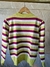 BLUSA MODAL LISTRADAS MIX - OFF WHITE/ FUCSIA na internet