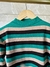 BLUSA MODAL LISTRADA MIX - VERDE/PRETO - comprar online