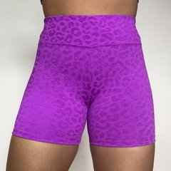 Shorts Jacguard - Premium - Fúcsia na internet