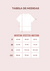 Medidas camiseta True Wave