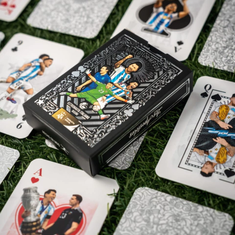 Mazo Campeón Naipes Estilo Póker Producto Oficial AFA