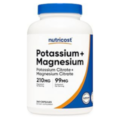 Citrato de magnesio + citrato de potasio