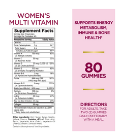 Multivitaminico mujer Women Multi Natures Bounty gomitas - comprar online