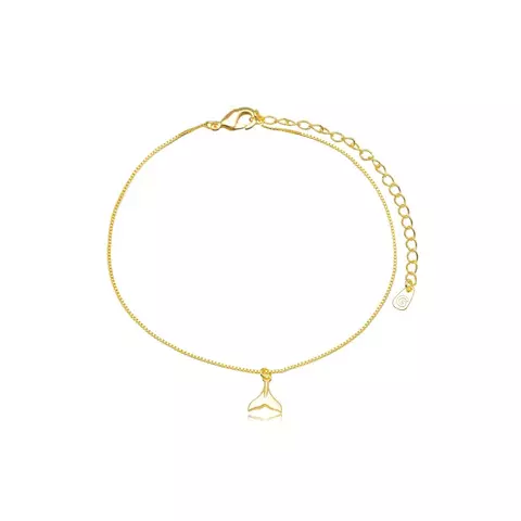 Tornozeleira Semijoia Calda Lisa