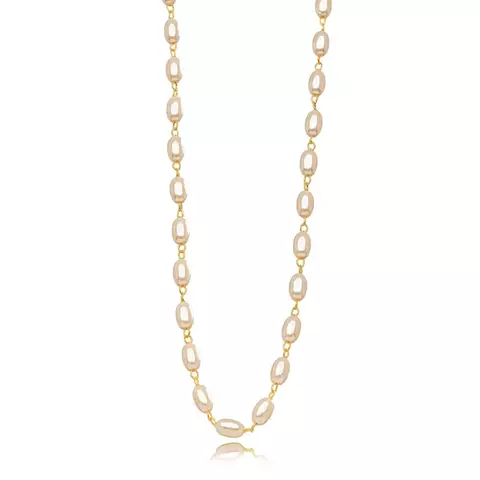 Choker Semijoia Pérola Lisa