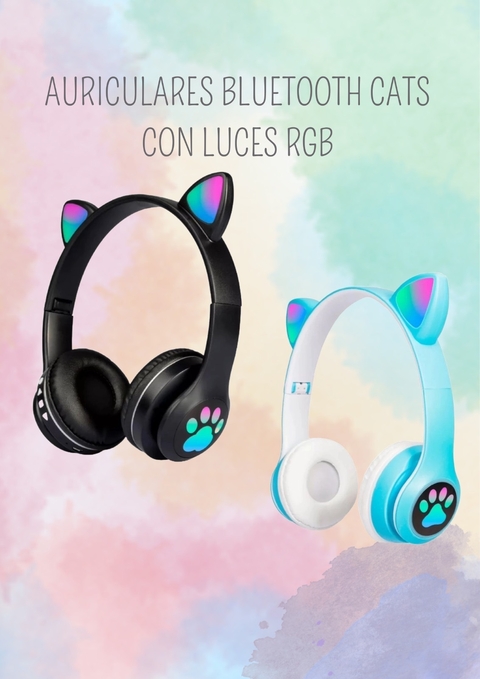 Auriculares Vincha Inalambrico Bt Oreja De Gato