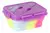 Lunchera Footy Plegable Silicona C/ Tenedor