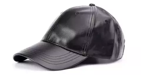 Gorro Visera Eco Cuero Vegano -UNISEX Gorra Engomada
