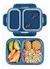 Lunchera Plegable Footy 2 Compartimientos Escolar Nena Nene en internet