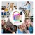 Parlante Bluetooth Portatil Led Rgb Karaoke con Microfono