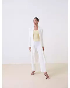 Casaco off white Alongando Anselmi - comprar online