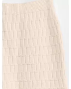 Saia em Tricot Anselmi cru - KLANNS