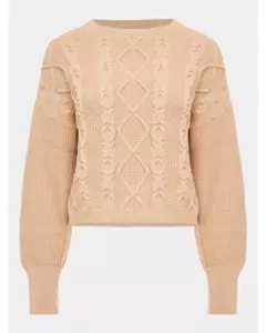 Blusa Tricot Anselmi amendoa - KLANNS