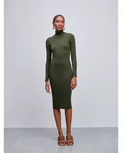 Vestido Gola alta matcha Anselmi - comprar online