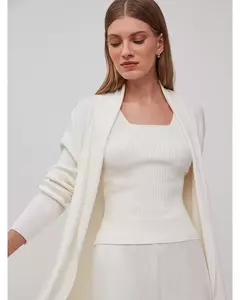Casaco Alongando Anselmi off white - KLANNS