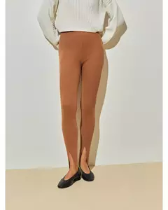 Calça fuseau em Tricot Anselmi madeira - loja online