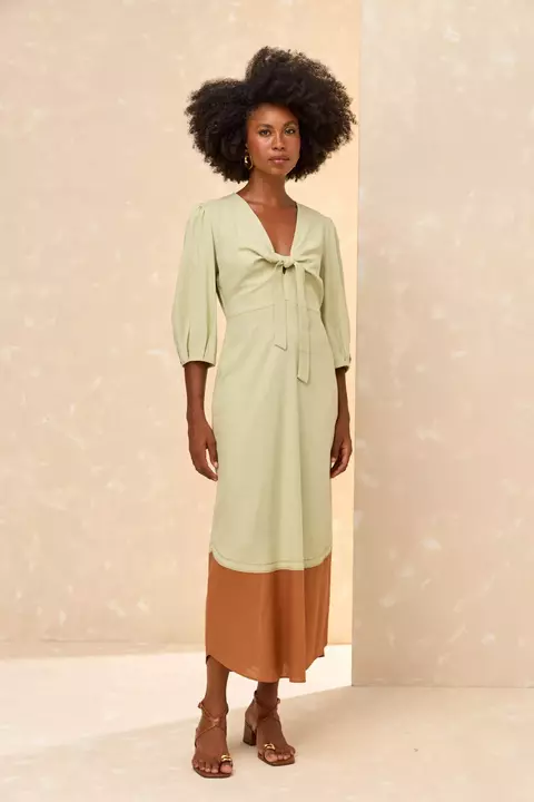 Vestido Bicolor Carlota Costa - comprar online