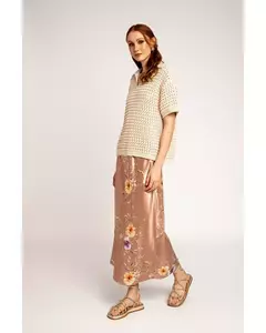 Blusa Gola de tricô cru Rafaela Tomazzoni - KLANNS