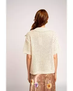 Blusa Gola de tricô cru Rafaela Tomazzoni na internet
