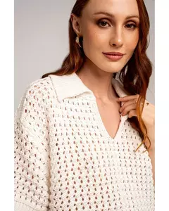 Blusa Gola de tricô off Rafaela Tomazzoni - KLANNS