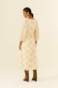 Vestido Midi Bordado Atalaia Maria Filó - KLANNS