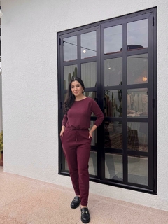 Blusa canoa em Tricot Anselmi figo na internet