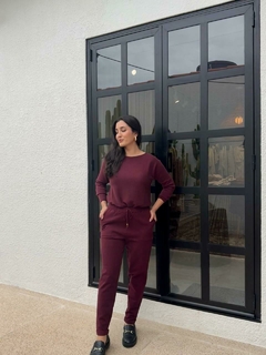 Imagem do Blusa canoa em Tricot Anselmi figo