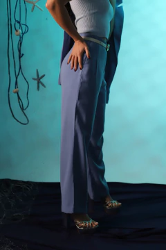 calça Alfaitaria azul Chek na internet