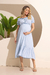 VESTIDO GESTANTE ROMANTICO PLUMETIS - comprar online