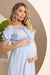 VESTIDO GESTANTE ROMANTICO PLUMETIS - A Gestante Varejo