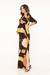 VESTIDO GESTANTE GEOMETRICO OMBRO - loja online