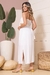 VESTIDO GESTANTE MIDI AMARRAÇÃO FRONTAL COM AVIAMENTO - A Gestante Varejo