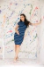 VESTIDO GESTANTE GOLA ALTA LISTRADO - comprar online