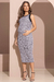 VESTIDO GESTANTE MIDI REGATA TEXTURIZADO COM DETALHE - comprar online