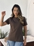 Camiseta Marrom