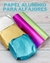 PAPEL ALUMINIO DE COLORES - comprar online