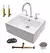 Combo Bacha Baño Porcelana Rectangular (A117/3) + Grifería Mind Piazza (21401)