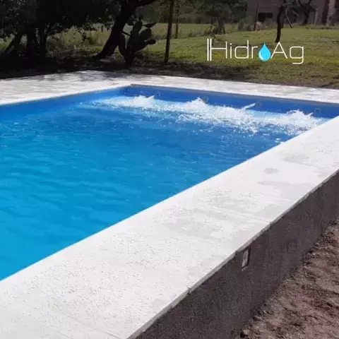 Piscina FIJI Marea – 5 Tamaños Disponibles | Diseño Recto con escalones y Profundidad Progresiva - comprar online