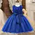 Vestido Infantil Aplique de Flore e Laço na internet