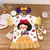 Vestido Infantil Estampa Princesas - comprar online