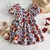 Vestido Infantil Floral Com Laço Nas Costas - Use Miss Moda Infantil