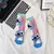 Meia Infantil Stitich Kit 5 Pares Cano Longo