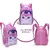 Kit Mochila Escolar Infantil 3 Peças com Rodinha Gatinha - Use Miss Moda Infantil