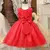 Vestido Infantil Aplique de Flore e Laço