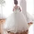 Vestido Infantil Longo Bordado de Flores