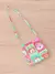 Vestido Infantil Estampa de Animal com Bolsinha