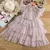 Vestido Tule Babados Com Estrelas - Use Miss Moda Infantil